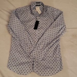 Banana Republic Dog Pattern Supima Shirt